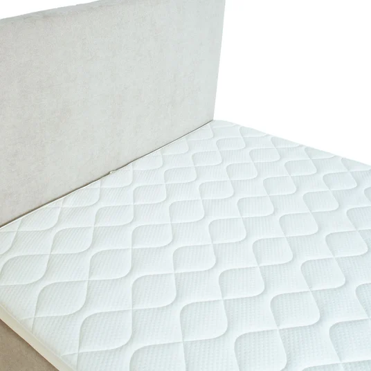 Continental bed LAARA 120x200cm, dark beige