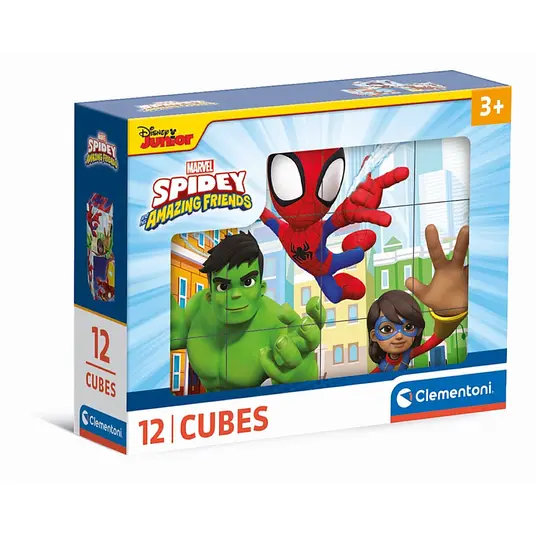 „Clementoni“ pildiga ehitusklotsid, 12 tükki, „Spidey“ 41198
