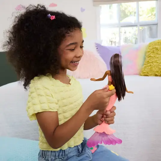 Barbie Blooming Magic Black Mermaid Doll