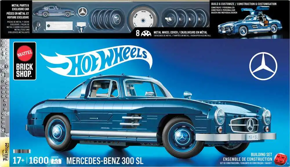 MATTEL BRICK SHOP HOT WHEELS konstruktors