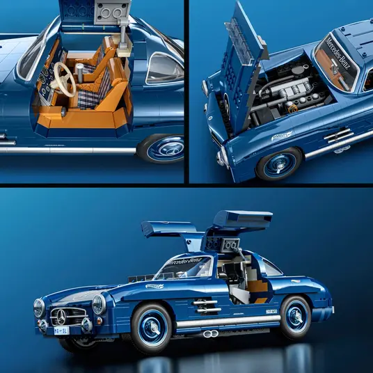 MATTEL BRICK SHOP HOT WHEELS konstruktor - Mercedez Benz 300 SL (HWW25)