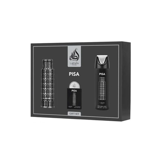Vyriški kvepalai, Set Lattafa Pisa EDP 100ml + EDP 20ml + Deodorant 200ml
