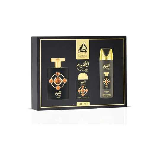 Universalūs kvepalai, Set Lattafa Al Qiam Gold EDP 100ml + EDP 20ml + Deodorant 200ml