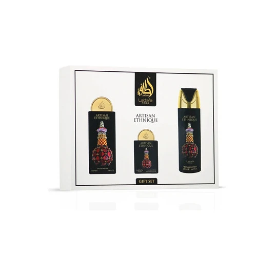 Universalūs kvepalai, Set Lattafa Artisan Ethnique EDP 100ml + EDP 20ml + Deodorant 200ml