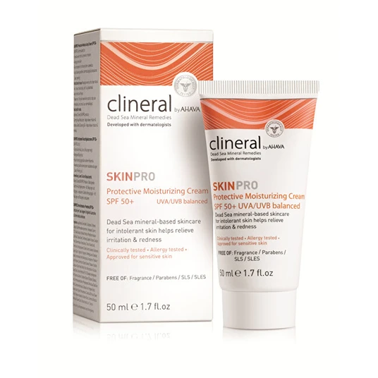 AHAVA - Protective day cream SPF 50 Clineral SkinPro (Protective Moisturizing Cream) 50 ml