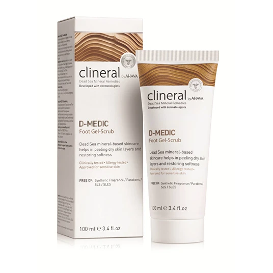 AHAVA - Mineral foot peeling Clineral D-Medic (Foot Gel-Scrub) 100 ml