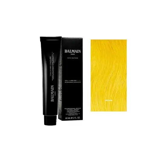 Balmain Professionnel, Couleurs Couture, Permanent Hair Dye, Yellow, 60 ml