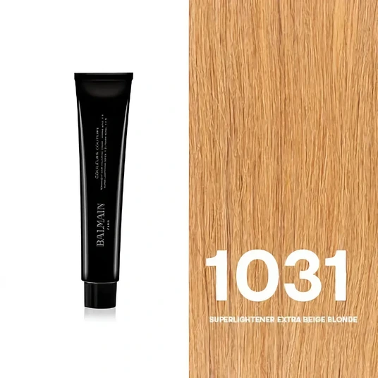 Balmain Professionnel, Couleurs Couture, püsiv juuksevärv, 1031 Superlightener Extra Beige Blonde, 60 ml