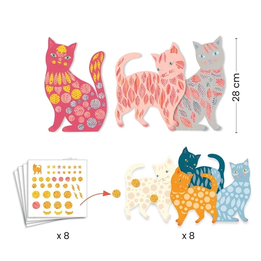 Djeco Elodie's Cute Cats Creativity Set DJ00079