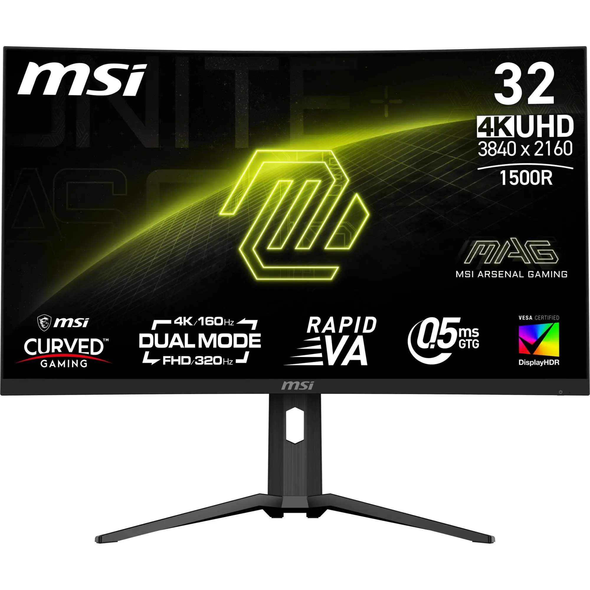 LCD monitors|MSI|MAG 321CUPDF|31,5"|Gamera/izliekts/4K|Panelis VA|3840x2160|16:9|16:9|16:9|160