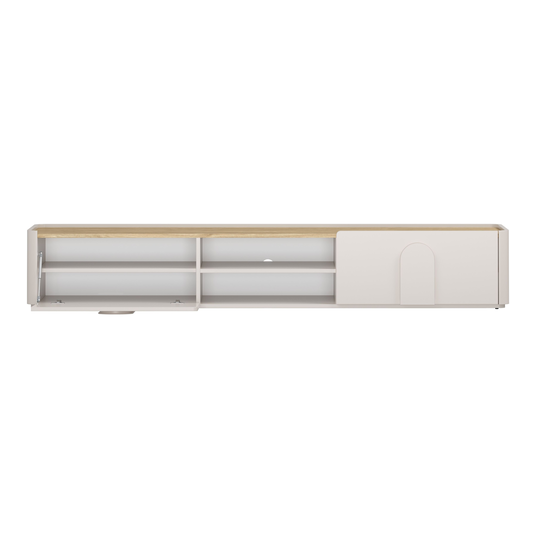 Tv Set Amilio 220 Cm - Cashmere / Oiled Oak / Cashmere Handles