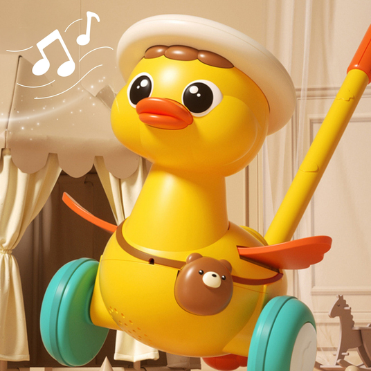 WOOPIE Stick Pusher Duck heli- ja valgusefektid