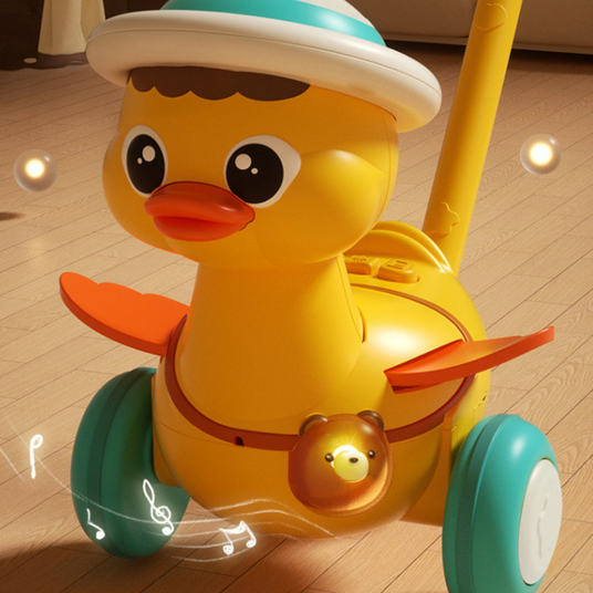 WOOPIE Stick Pusher Duck heli- ja valgusefektid
