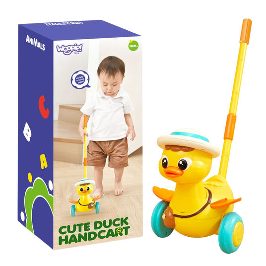 WOOPIE Stick Pusher Duck heli- ja valgusefektid