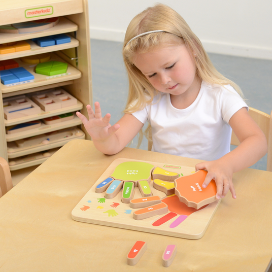 MASTERKIDZ Haridusotstarbeline puidust loendusplaat sõrmelaua