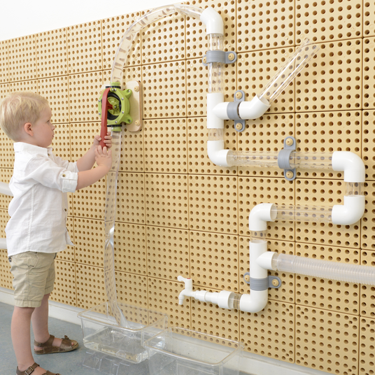 MASTERKIDZ hüdrauliline veepump - STEM WALL Teaduse ja loovuse tahvel