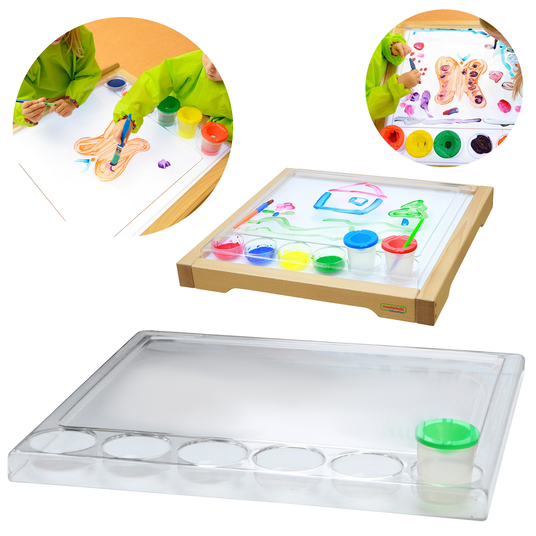 MASTERKIDZ ruudukujuline Montessori maalimisalus