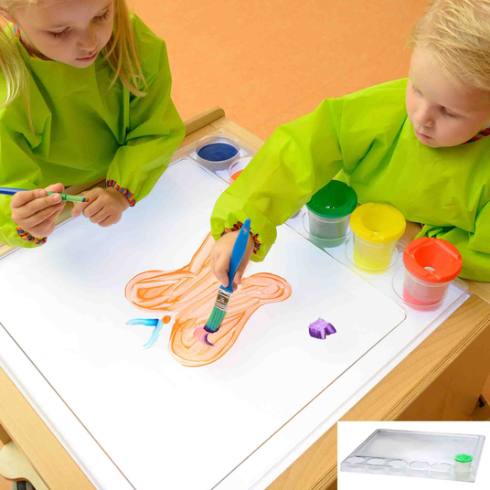 MASTERKIDZ ruudukujuline Montessori maalimisalus