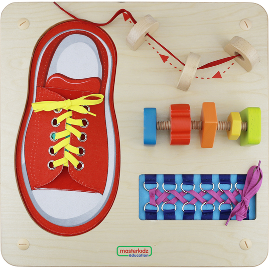 MASTERKIDZ Learning Board - Käeline osavus Montessori pitsid