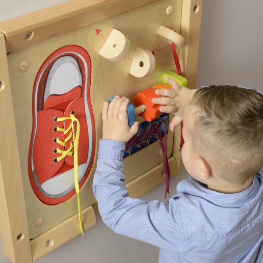 MASTERKIDZ Learning Board - Käeline osavus Montessori pitsid