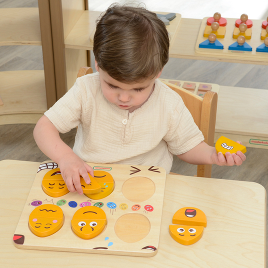 MASTERKIDZ Emotsionaalse õppimise tahvel Puidust munad Mis on huumor? Montessori