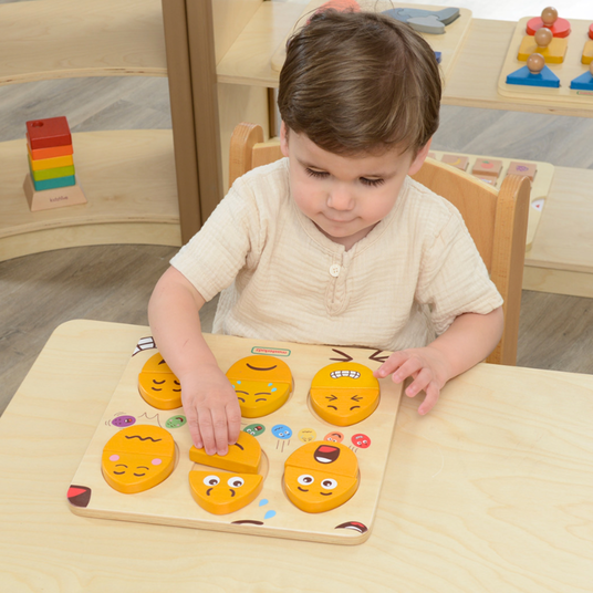 MASTERKIDZ Emotsionaalse õppimise tahvel Puidust munad Mis on huumor? Montessori