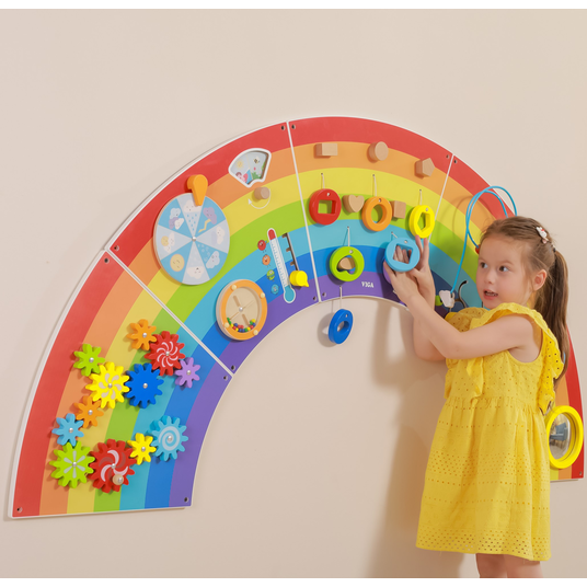 VIGA puidust puuteplaat EDU Rainbow FSC sertifitseeritud