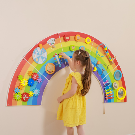 VIGA puidust puuteplaat EDU Rainbow FSC sertifitseeritud