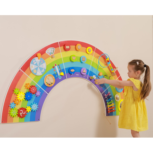VIGA puidust puuteplaat EDU Rainbow FSC sertifitseeritud