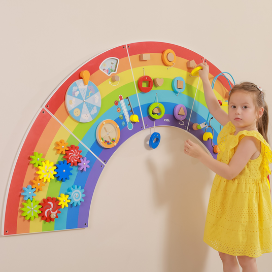 VIGA puidust puuteplaat EDU Rainbow FSC sertifitseeritud