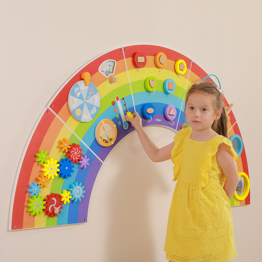 VIGA puidust puuteplaat EDU Rainbow FSC sertifitseeritud