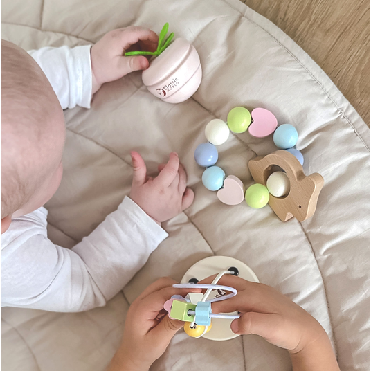 CLASSIC WORLD Pastell Baby Motor Set Box Esimesed mänguasjad alates sünnist