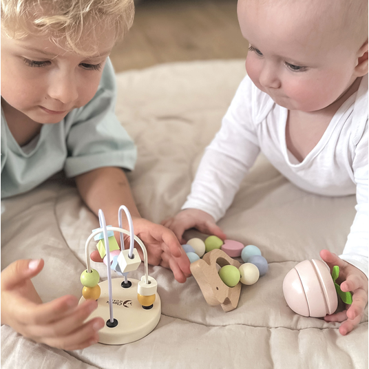 CLASSIC WORLD Pastell Baby Motor Set Box Esimesed mänguasjad alates sünnist