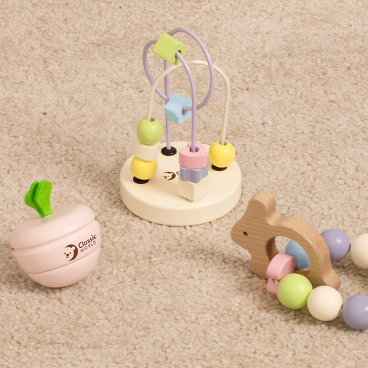 CLASSIC WORLD Pastell Baby Motor Set Box Esimesed mänguasjad alates sünnist