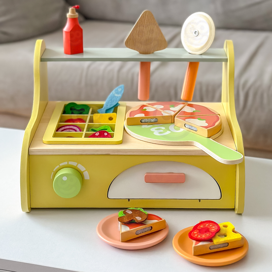 CLASSIC WORLD puidust pizzaahi 3+ FSC
