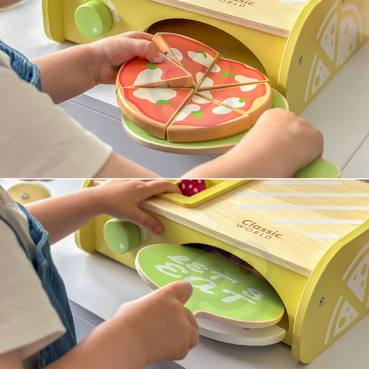 CLASSIC WORLD puidust pizzaahi 3+ FSC