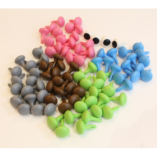MASTERKIDZ Värvilised Jumbo Doodles STEM tahvlitele 128 tk - 6 värvi