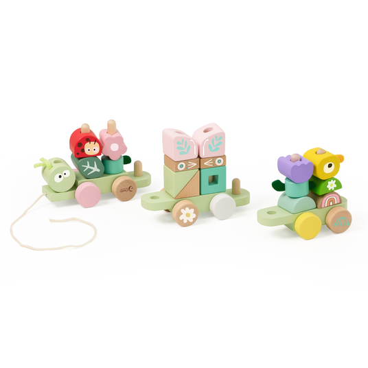 CLASSIC WORLD Montessori raudtee roomik puust puzzle