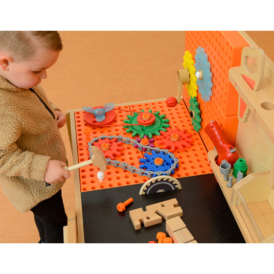 MASTERKIDZ STEM töötoa laua tarvikute komplekt 111 el.