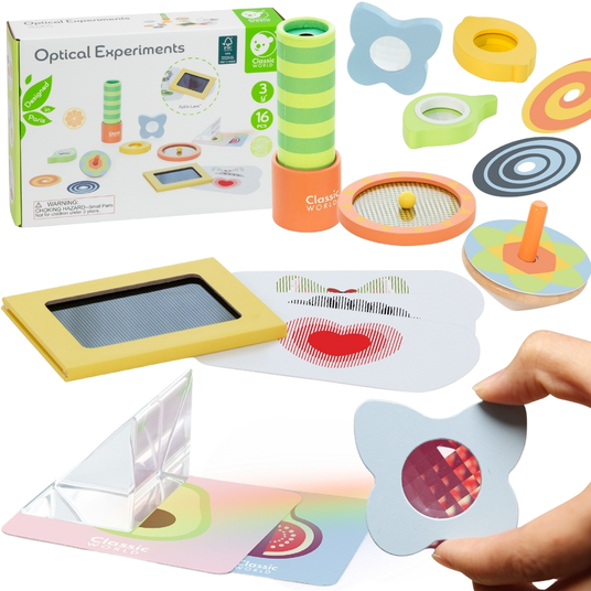 CLASSIC WORLD Optilised eksperimendid Sensory Set 16 tk.