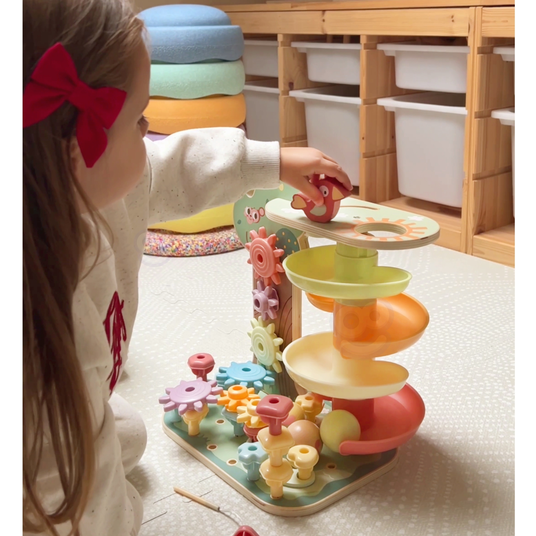 WOOPIE GREEN Montessori 4-in-1 FSC Culodrome tegevuspuu