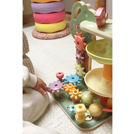 WOOPIE GREEN Montessori 4-in-1 FSC Culodrome tegevuspuu