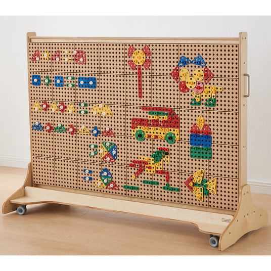 MASTERKIDZ geomeetriliste kujundplokkide komplekt STEM seinapaneelidele 260 el.