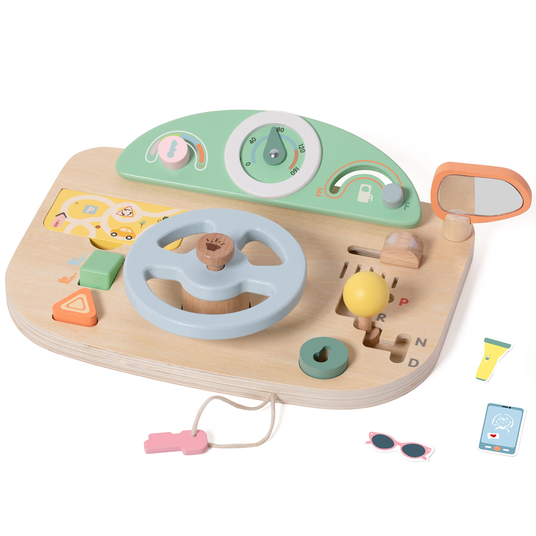 CLASSIC WORLD Puidust juhtimisplaat Multifunktsionaalne motoriseeritud rooliratas