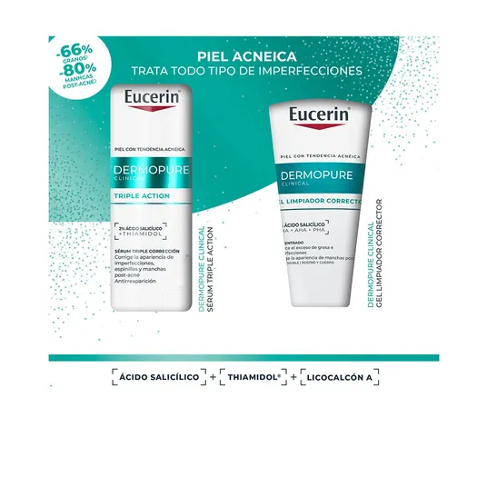 DERMOPURE CLINICAL TRIPLE ACTION CASE 2 pcs