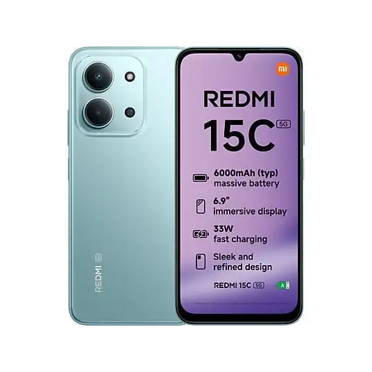 Telefonas Xiaomi Redmi 15 5G 4GB/128GB Ripple Green - TECHNORAMA.LT