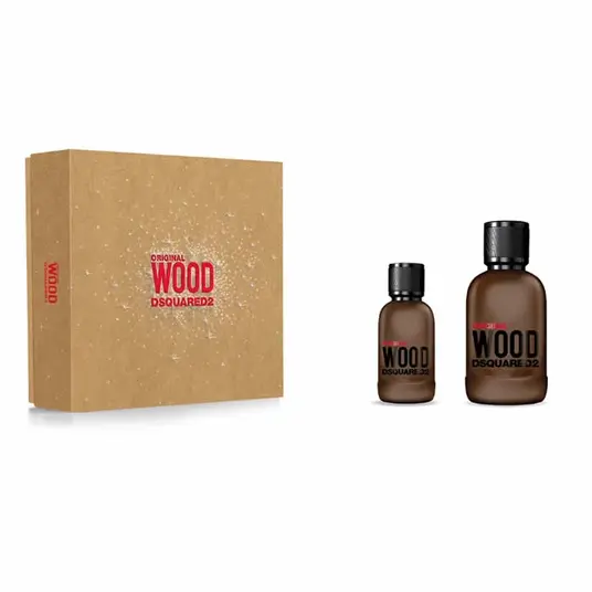Dsquared2 Original Wood Eau De Parfum Spray 100ml Set 2 Pieces kaina ...