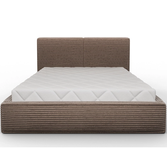 Pesillo Bed + Metal Frame/Gas Lift/Storage 180x200, Modern, Beige