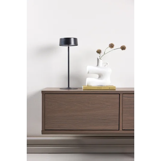 Dragh TV Stand 100x35x28 cm - MDF Frame / Mocca 3D Paper