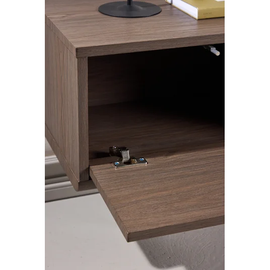 Dragh TV Stand 100x35x28 cm - MDF Frame / Mocca 3D Paper